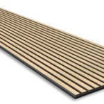Washed Oak Acoustic Slat Wood Panel (2,4m)