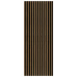 Walnut Acoustic Slat Wood Panel (2,4m) - Image 2