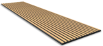 Oak Acoustic Slat Wood Panel (2,4m)