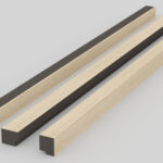 Washed Oak End Slat (3m)