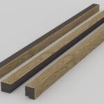 Walnut End Slat (3m)