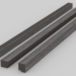 Silver Oak End Slat (3m)