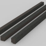 Black Oak End Slat (3m)