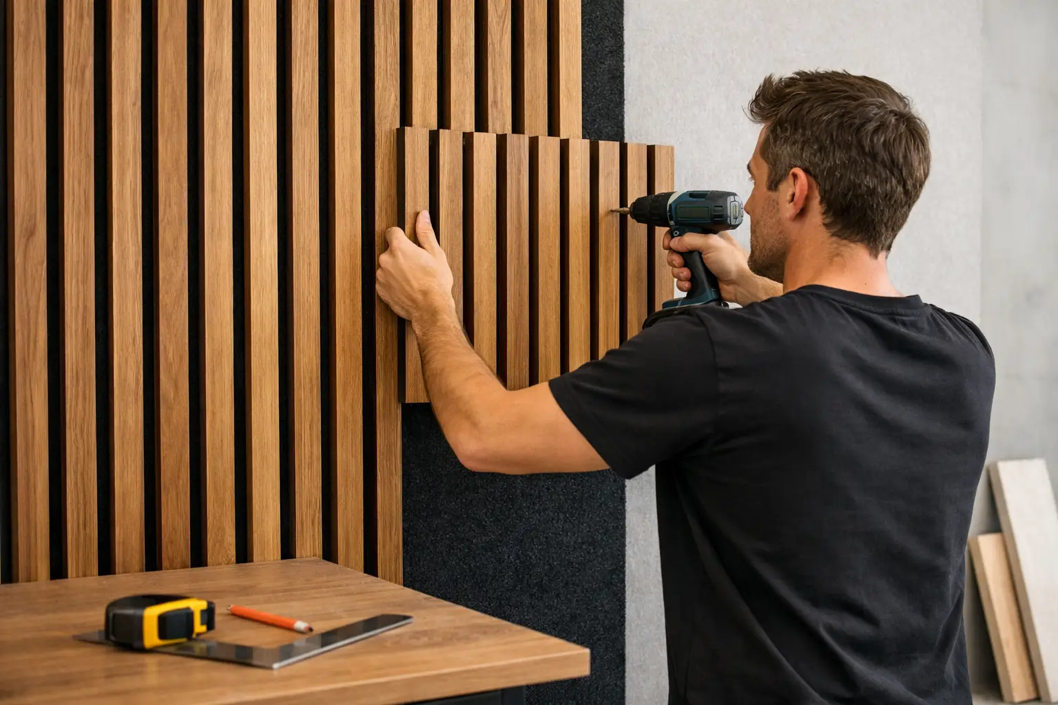 How to Install Acoustic Slat Panels