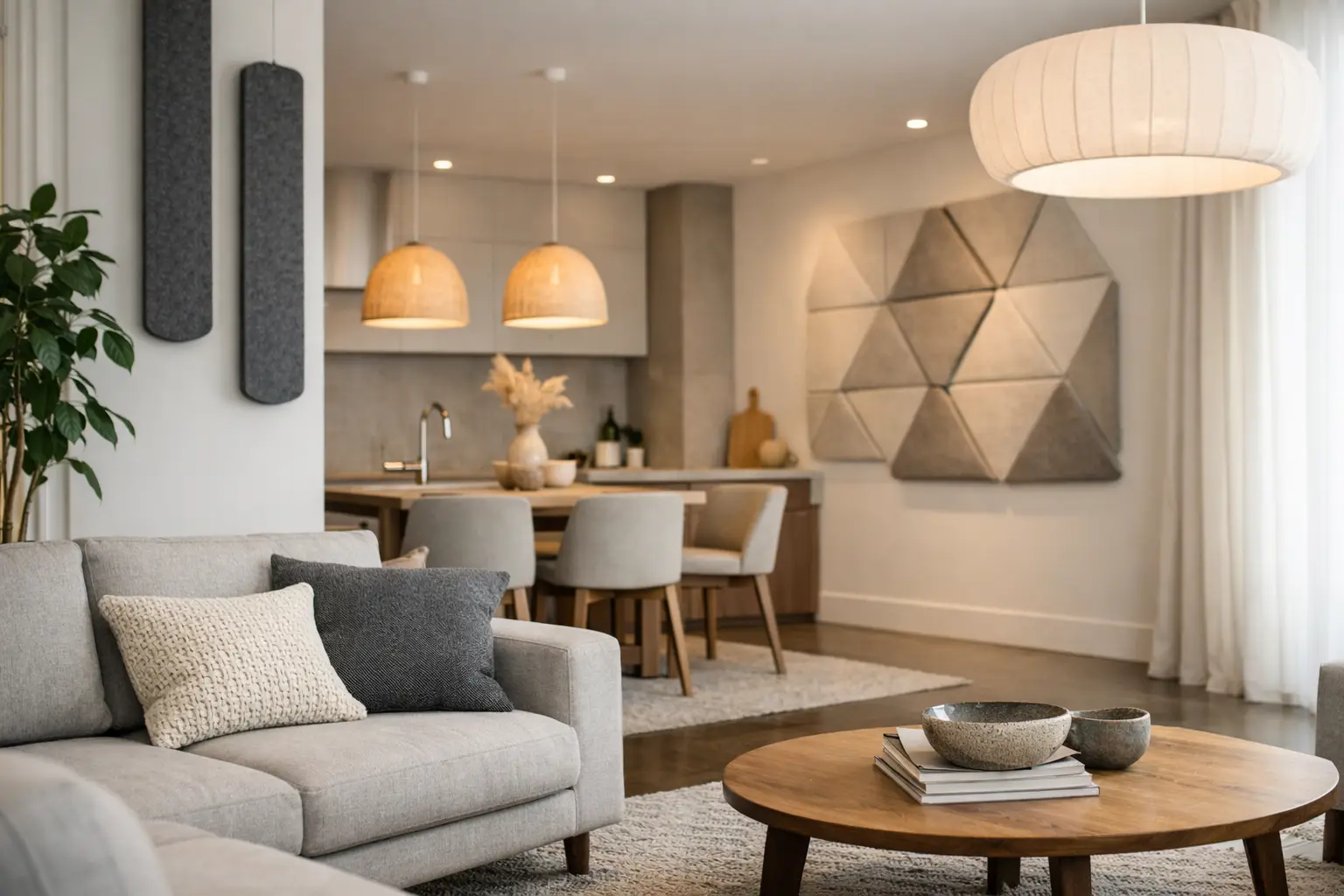 How to Soften Open Plan Echo With Style