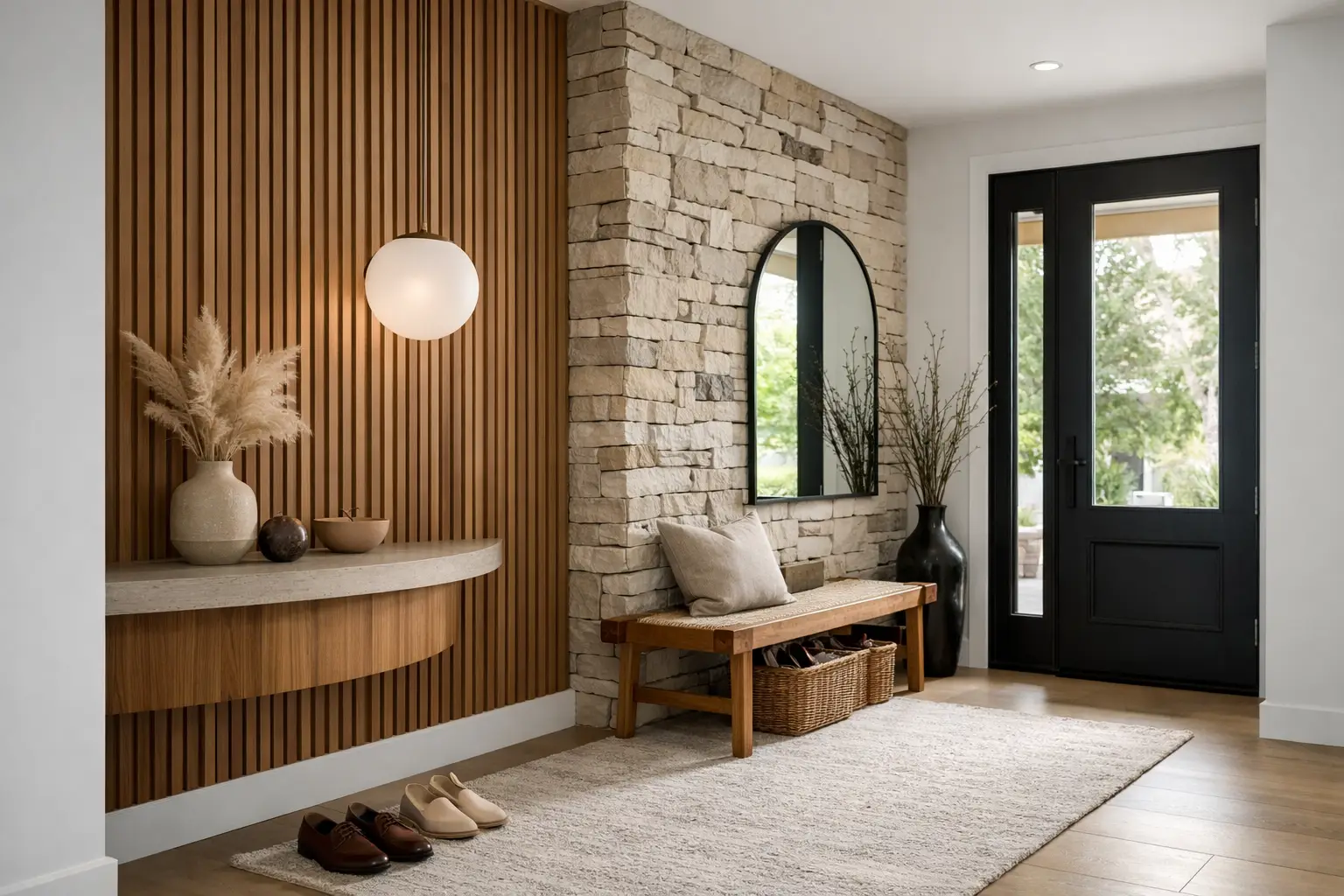 12 Entryway Feature Wall Ideas That Feel Designed