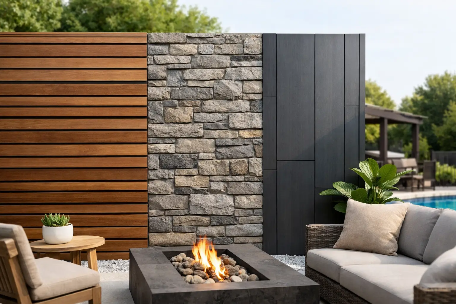Can Wall Panels Go Outdoors? What to Choose