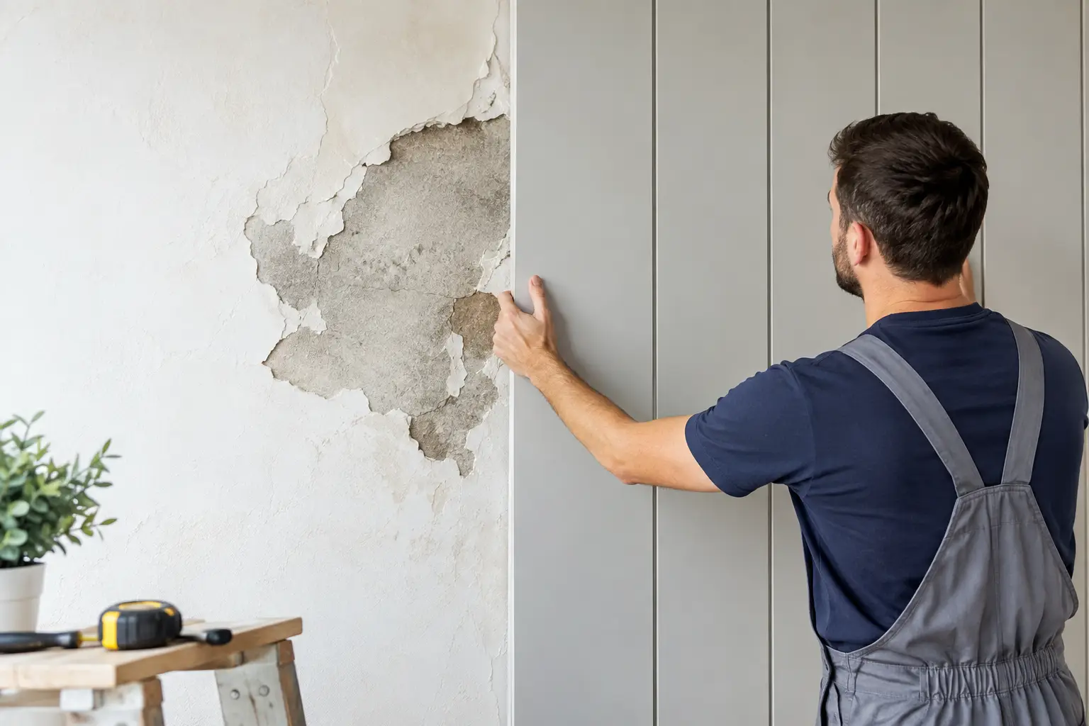Can Panels Cover Damaged Plaster? A Smart Fix